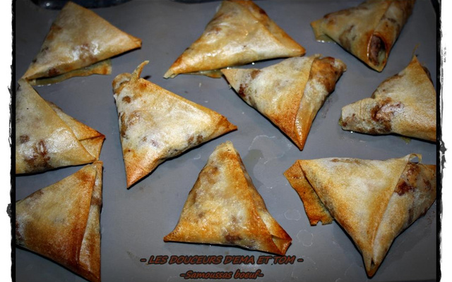 Samoussas au bœuf économiques