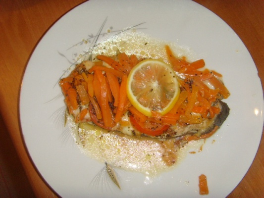 Pavé de saumon au four