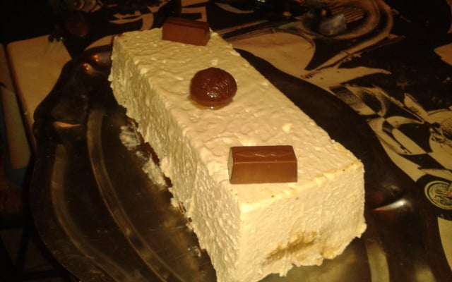 Bûche revisitée chocolat et caramel