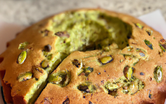 Cake pistache-griottes rapide