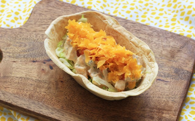 Tacos poulet et mimolette