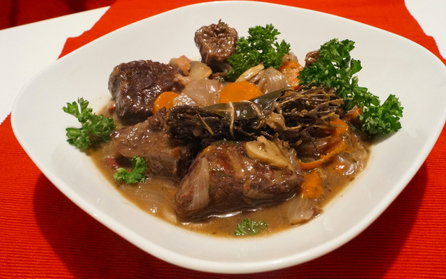 Bœuf bourguignon très facile et rapide