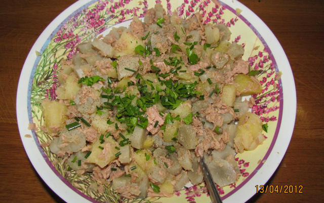 Salade de topinambours maison