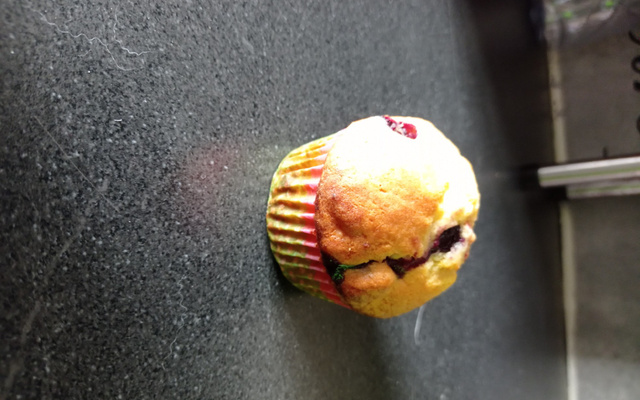 Muffins myrtilles-framboises