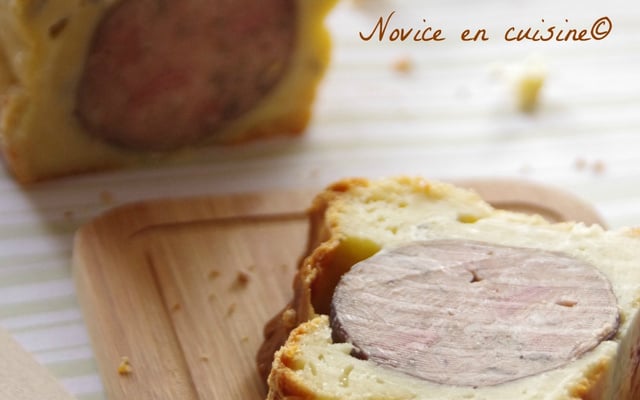 Cake à l'andouille et la Fourme d'Ambert