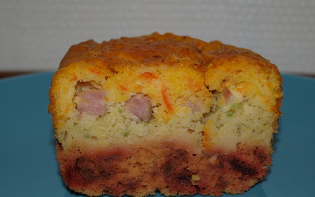 Cake tricolore facile