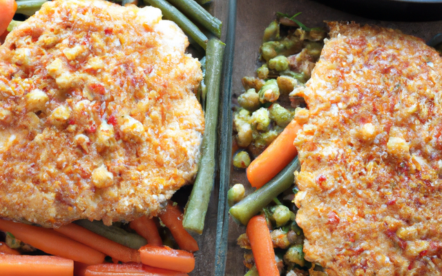 Croustillant de volaille aux petits légumes