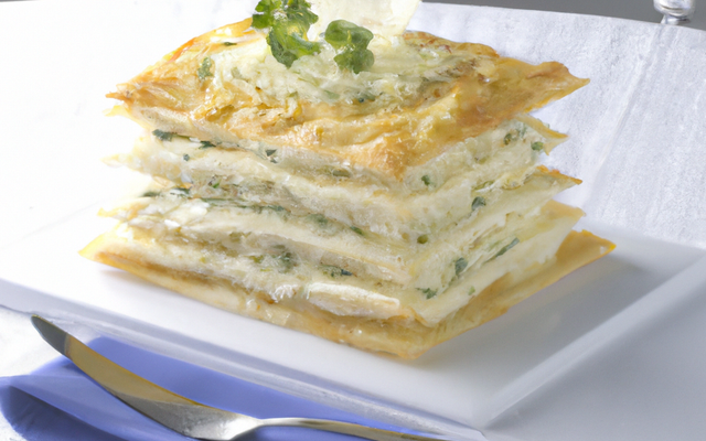 Millefeuille aux saveurs de Roquefort