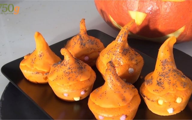 Muffins sorcières d'Halloween