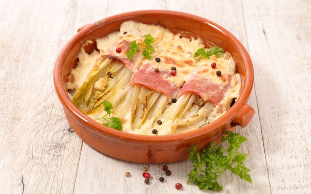 Endives au jambon