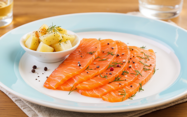 Saumon Gravlax comme dans les pays scandinaves