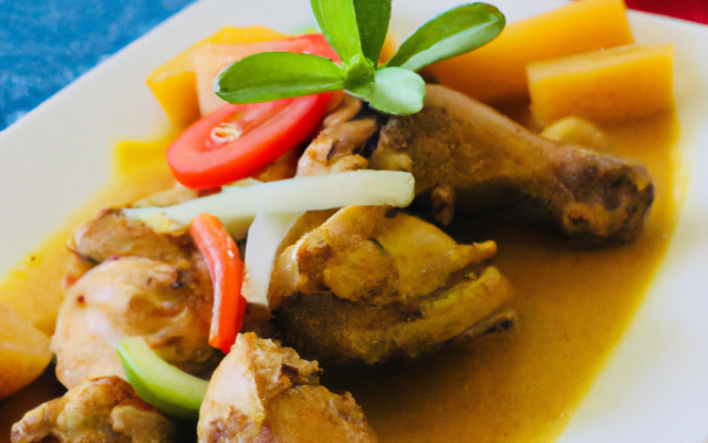 Poulet à la martiniquaise