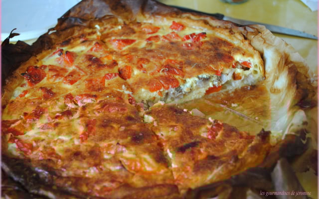 Tarte aux harengs  fumés