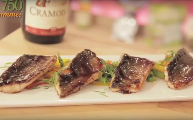 Filet de bar laqué France-Asie