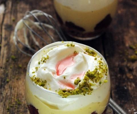 Trifle très fraise et tout le reste !