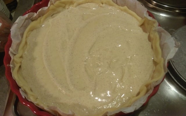 Quiche poireaux thon moutardé