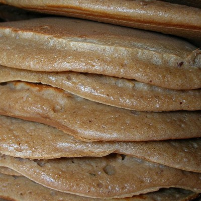 Pancakes à la farine de châtaigne