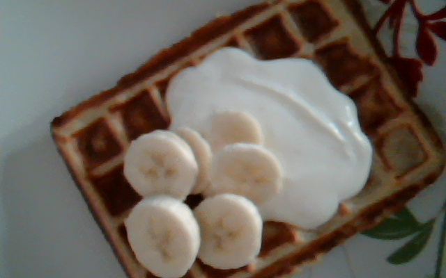 Gaufres à la banane