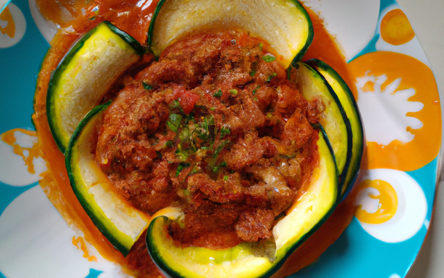 Courgettes bolognaise
