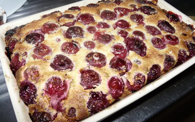 Clafoutis aux cerises revisité
