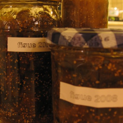 Confiture de figues à la vanille et au rhum