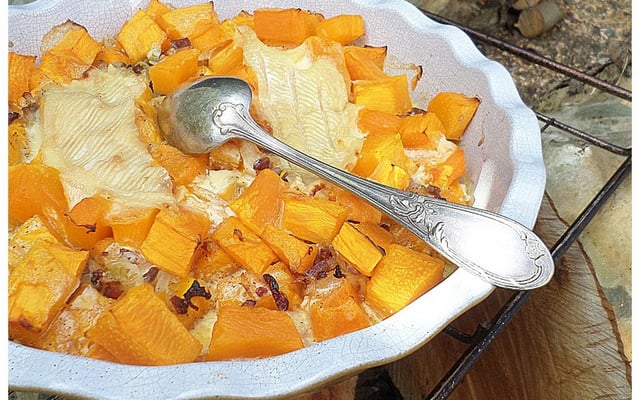 Potiflette ou gratin de potiron comme une tartiflette