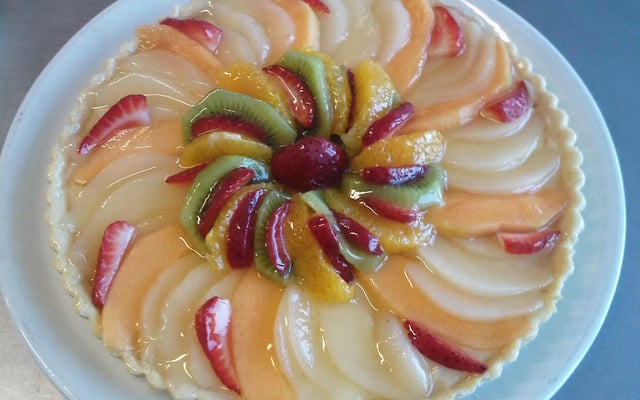 Tarte aux fruit et à la crème pâtissière