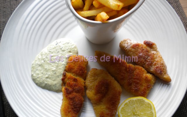 Nuggets de poisson et sauce Tartare