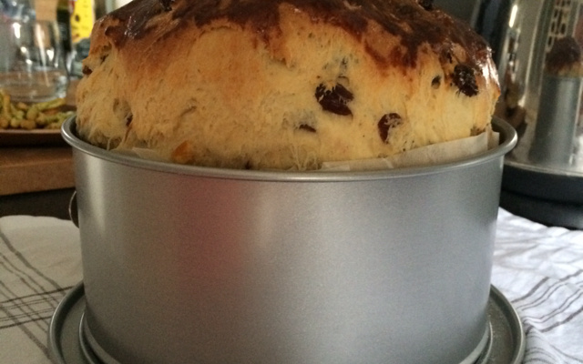 Panettone aux raisins secs