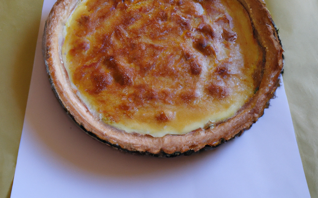 Tarte à la crème au thermomix