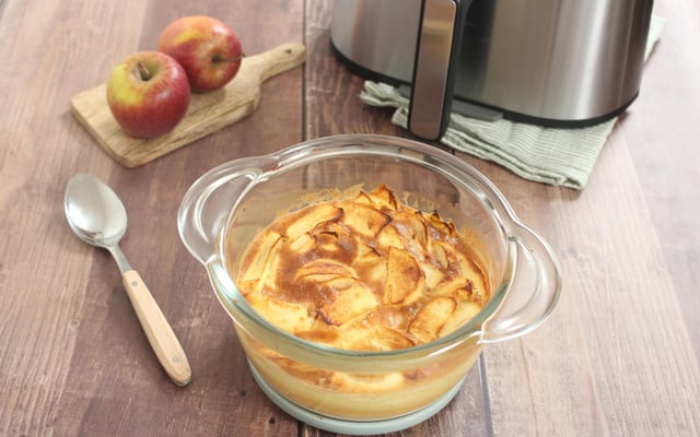 Clafoutis aux pommes au Air Fryer