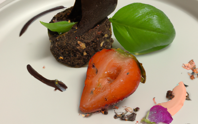 Fraise basilic et chocolat
