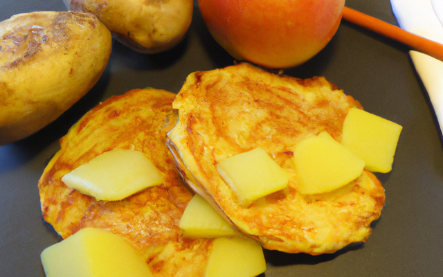 Galettes de pommes de terre et de Cantal entre deux à la poële