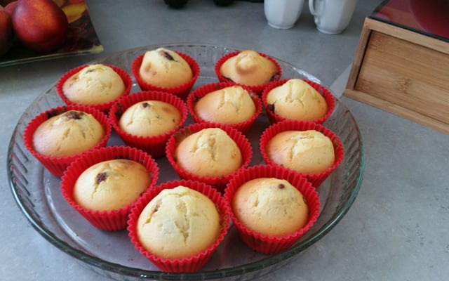 Muffins (cœur Nutella) maison