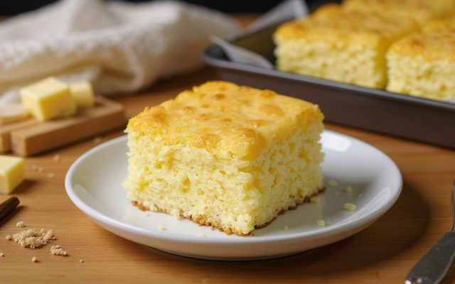 Brownie au chocolat blanc