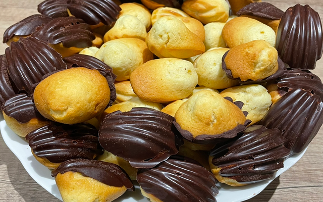 Mini madeleines à l'orange au thermomix