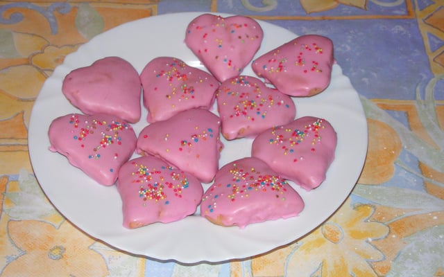 Cœur à la framboise