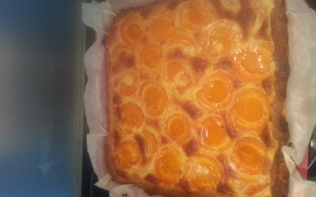 Tarte aux abricots et à l'amandine
