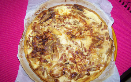 Quiche aux lardons et au reblochon