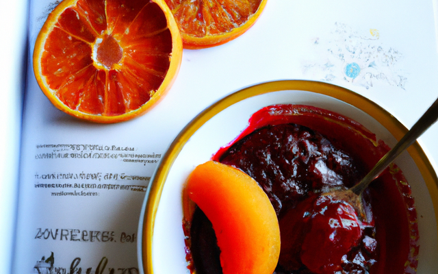 Confiture d'orange au vin rouge