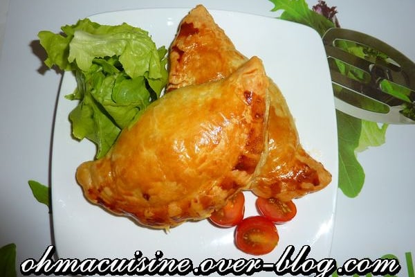 Feuilletés petits pois et saumon