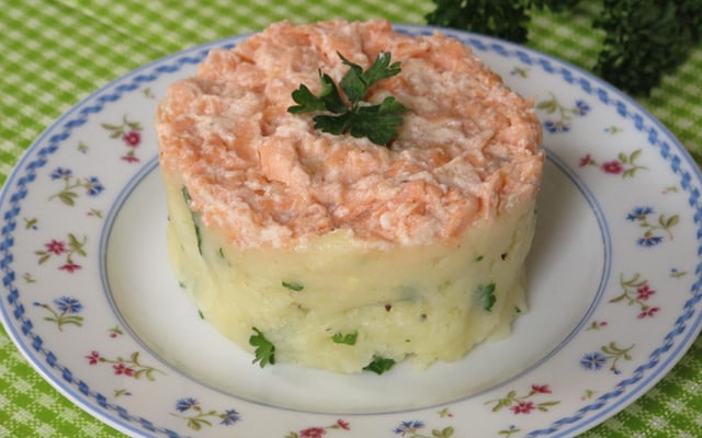 Parmentier de poissons à l'ail