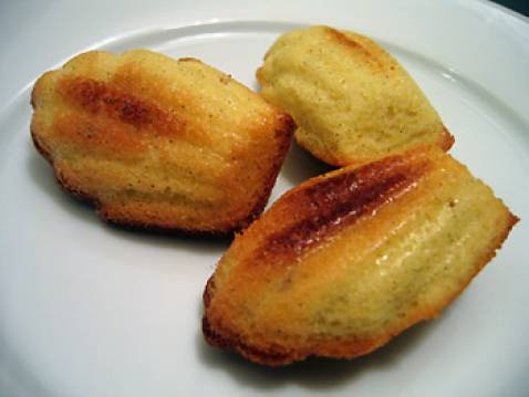 Madeleines cœur chocolat