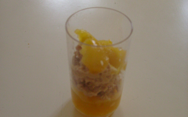 Verrine à la pêche au thon