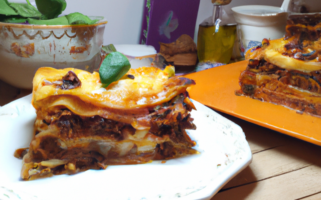 Lasagnes au confit de canard
