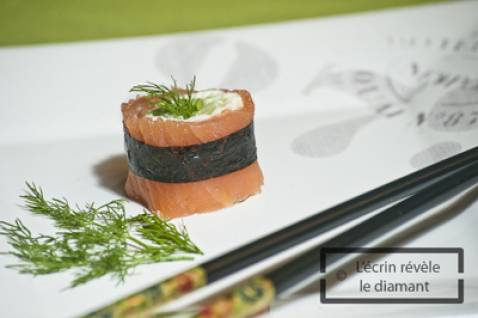 Makis saumon boursin concombre (Kappa)