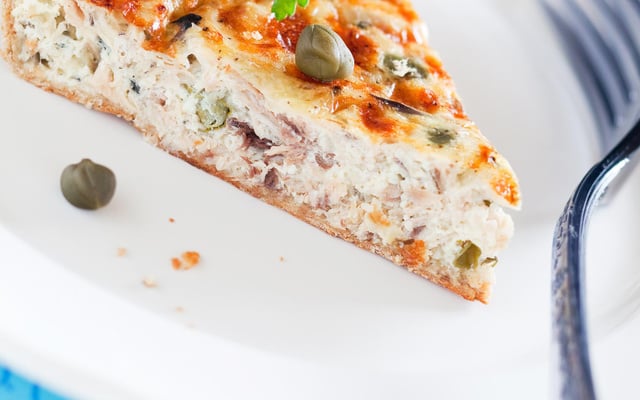 Tarte au thon au fromage frais de St Môret