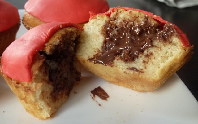 Muffins à la vanille et au Nocciolata