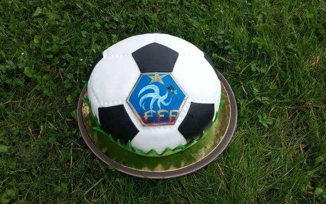 Gâteau ballon de foot