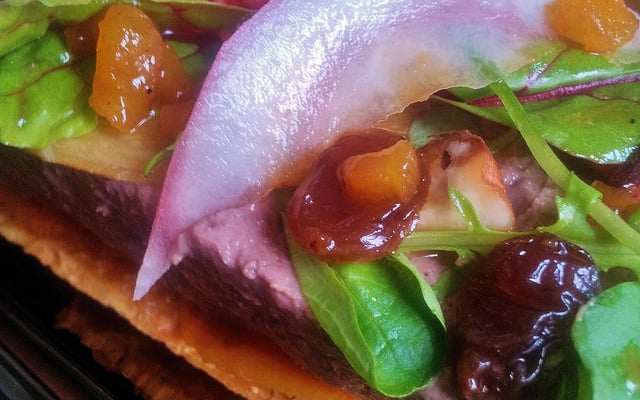 Mille-feuilles de foie gras aux 5 épices